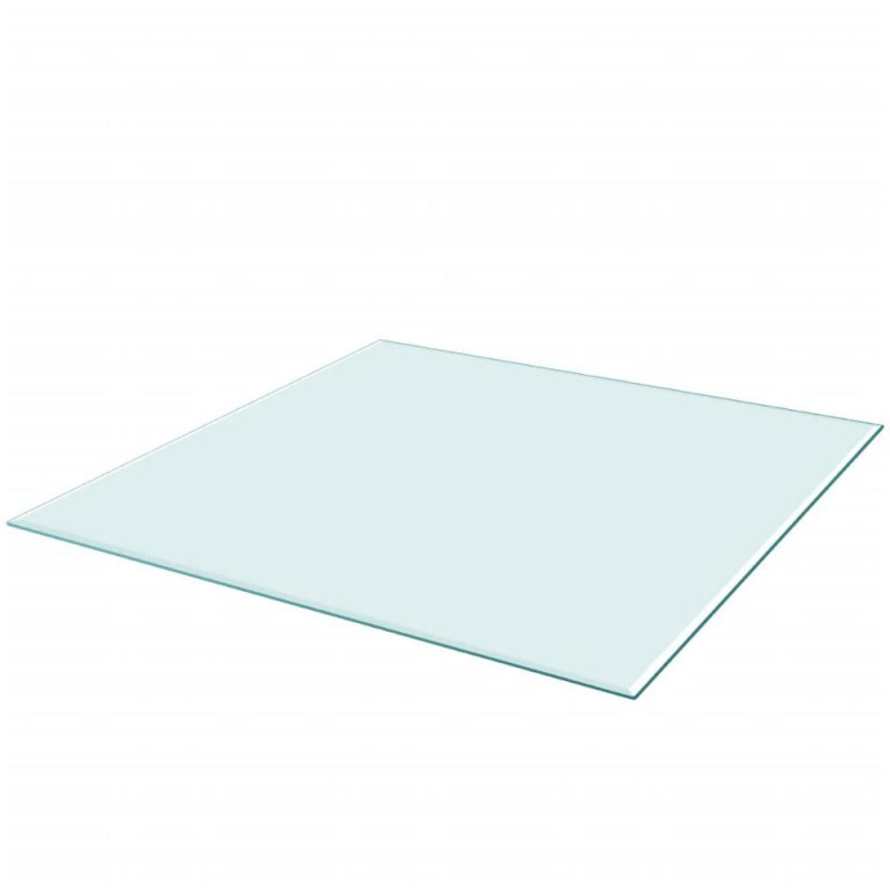 Vidaxl Table Top Tempered Glass Square 27.6"X27.6"