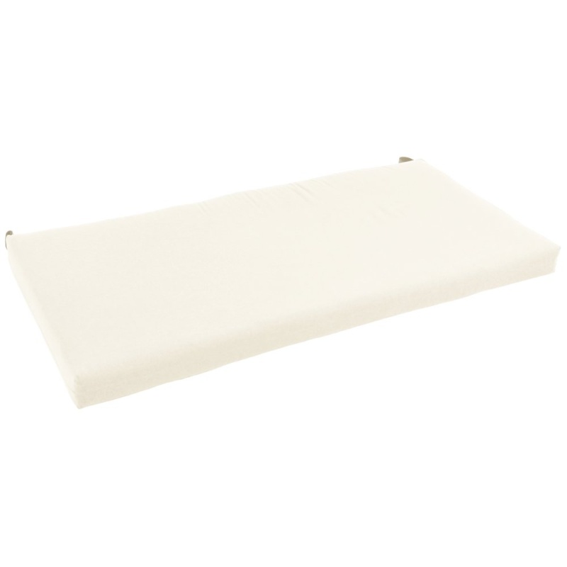 40-Inch By 19-Inch Solid Twill Loveseat Cushion