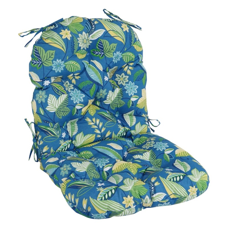 48-Inch By 24-Inch Patterned Outdoor Swivel Rocker Cushion