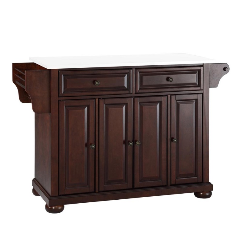 Alexandria Stone Top Full Size Kitchen Island/Cart