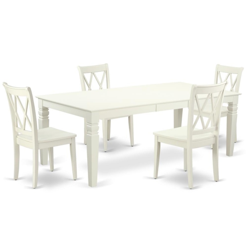 Dining Room Set Linen White