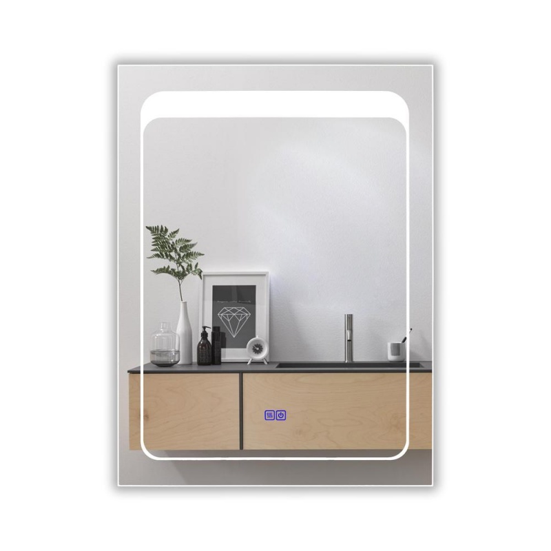 Luminosity Back Lit Rectangular Touchscreen LED Mirror