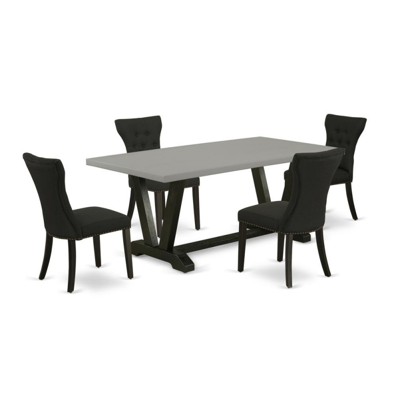 East West Furniture 5-Piece Kitchen Dining Set