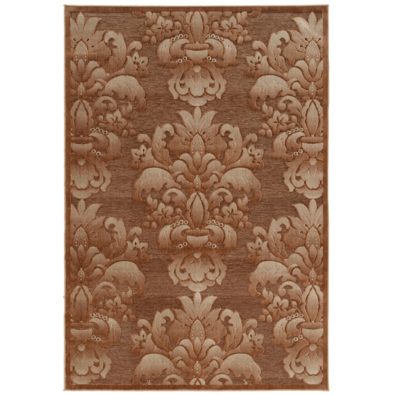 Hi Lo Medallions Brown & Beige 8X10, Rug