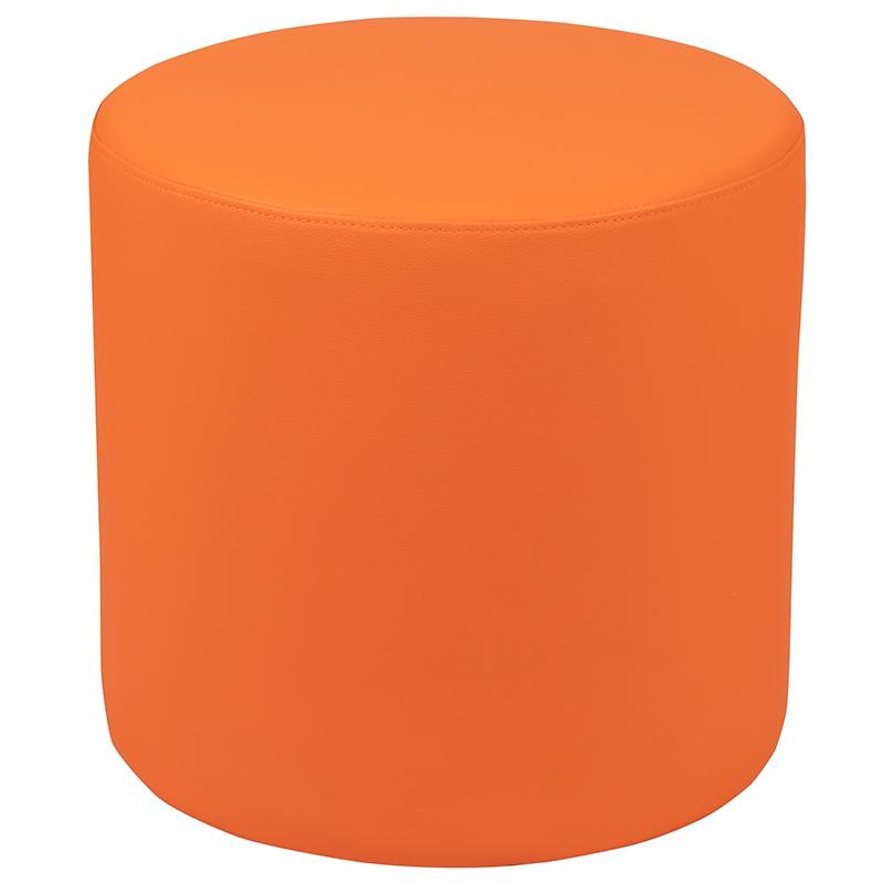 Soft Seating Circle For Classrooms And Common Spaces - 18" Seat Height (Orange)