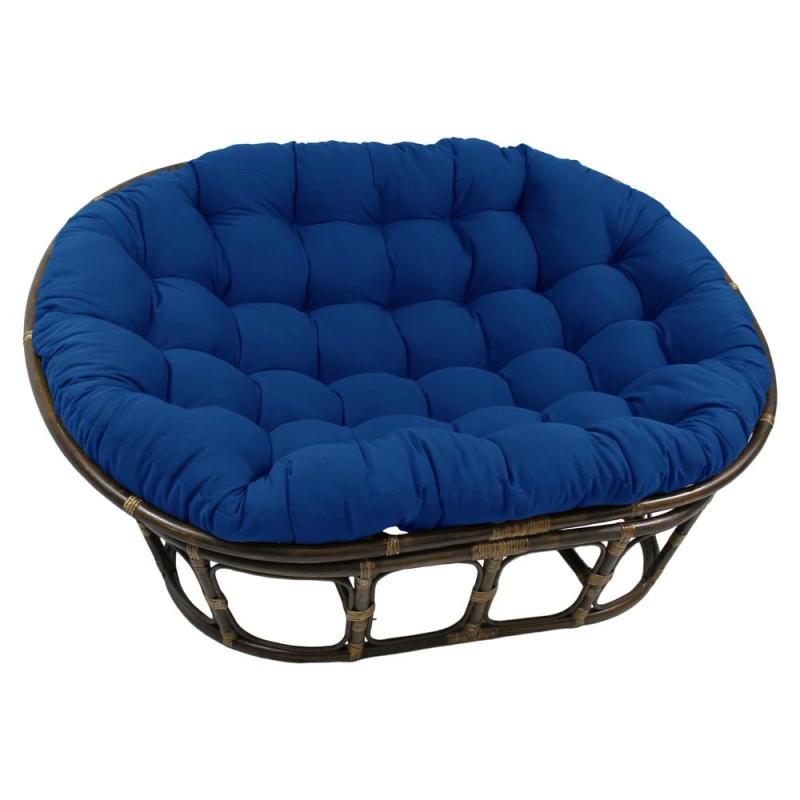 78-Inch By 58-Inch Solid Twill Double Papasan Cushion 93304-78-Tw-Rb