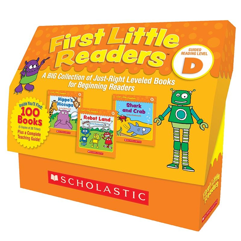First Little Readers Book Box Set, Level D, 5 Copies Of 20 Titles