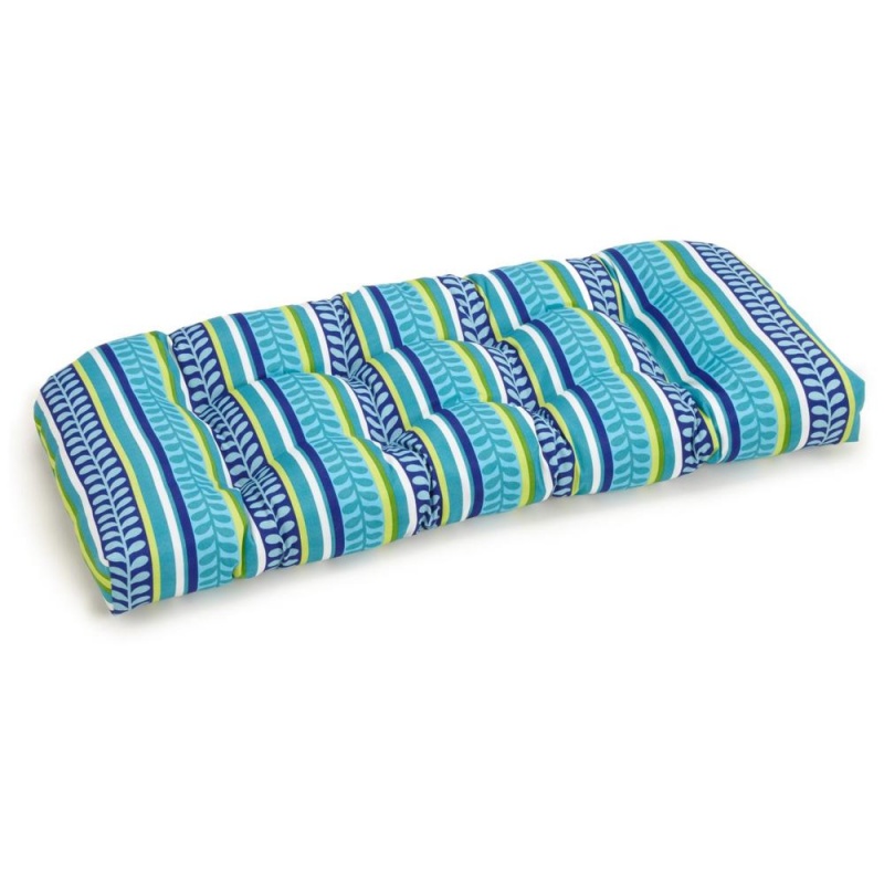 42-Inch By 19-Inch U-Shaped Solid Spun Polyester Tufted Settee/Bench Cushion