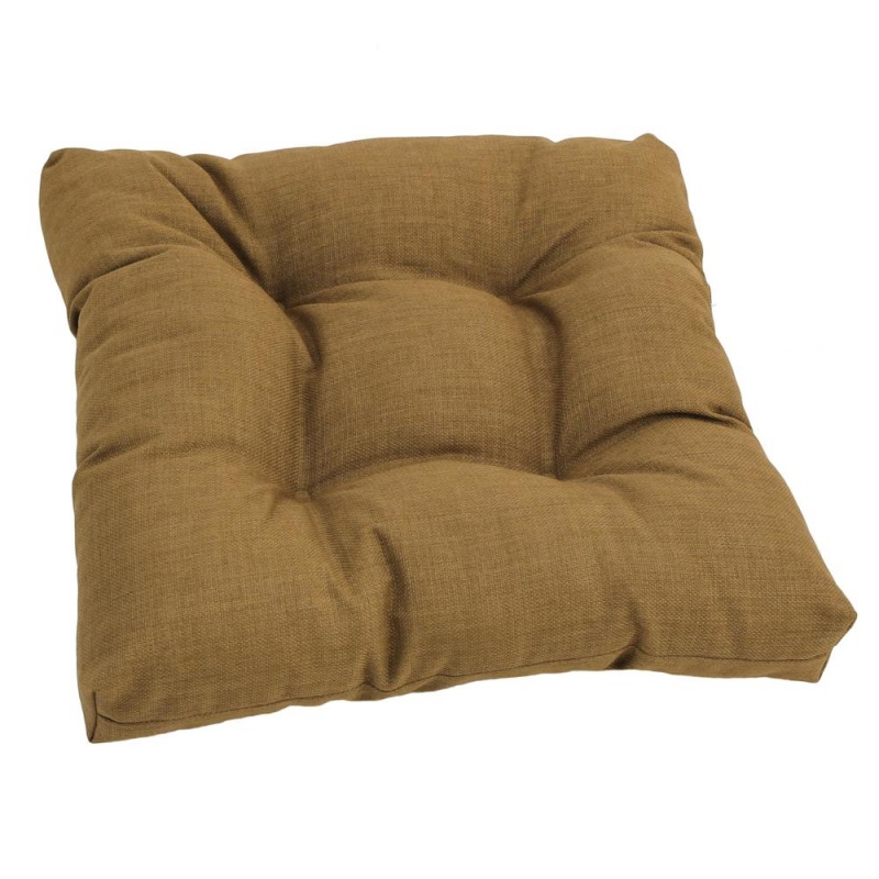 19-Inch Squared Tufted Dining Chair Cushion