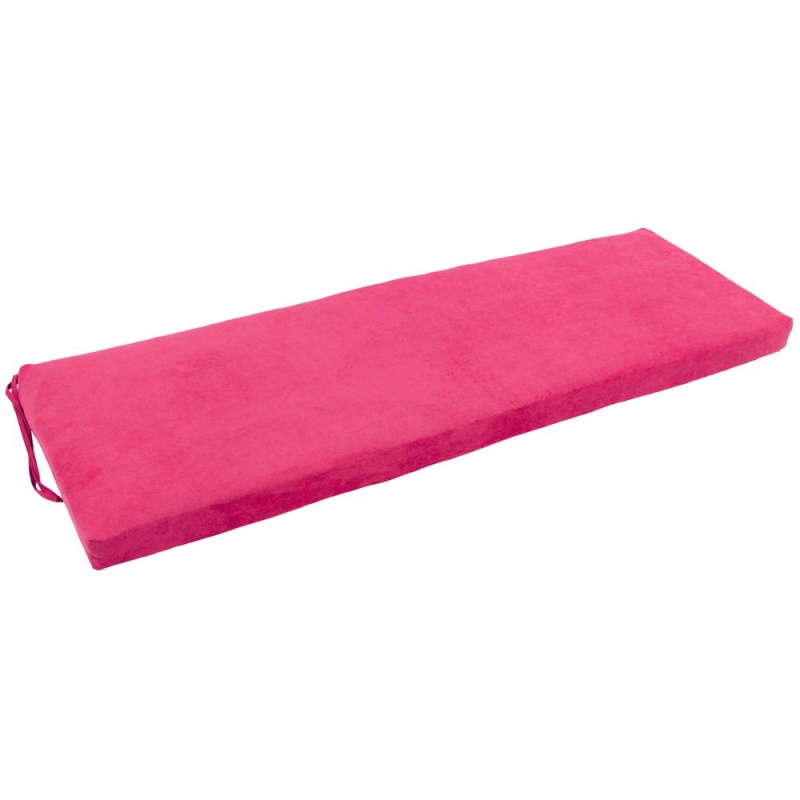 57-Inch By 19-Inch Solid Microsuede Bench Cushion 957X19-Ms-Bb