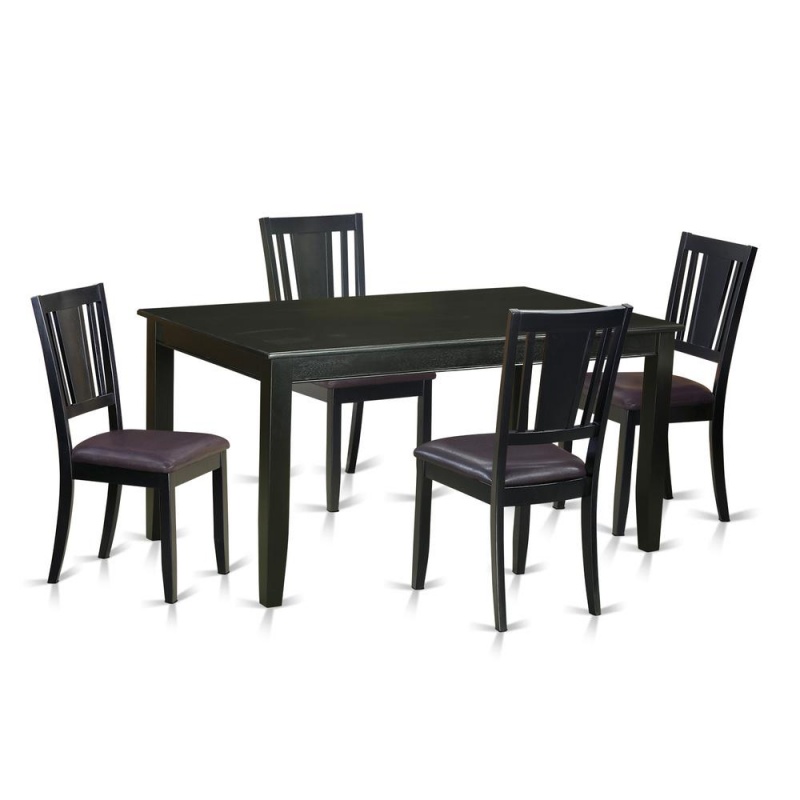 5 Pc Dining Room Set with 4 Chairs