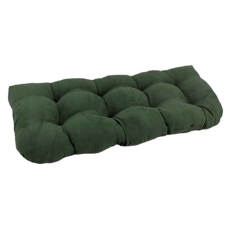 42-Inch By 19-Inch U-Shaped Micro Suede Polyester Tufted Settee/Bench Cushion