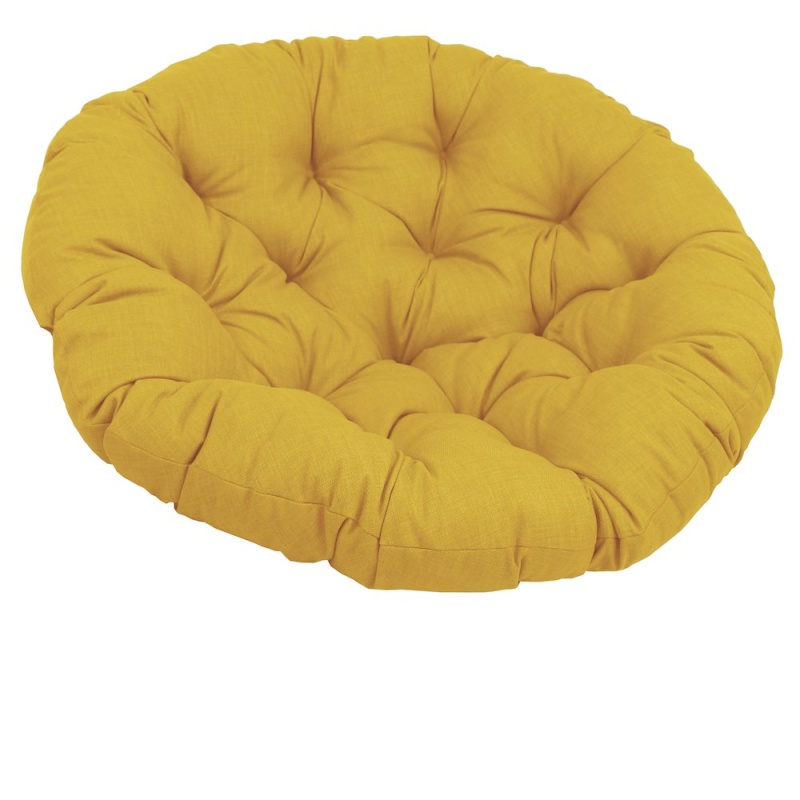 52-Inch Solid Outdoor Spun Polyester Papasan Cushion