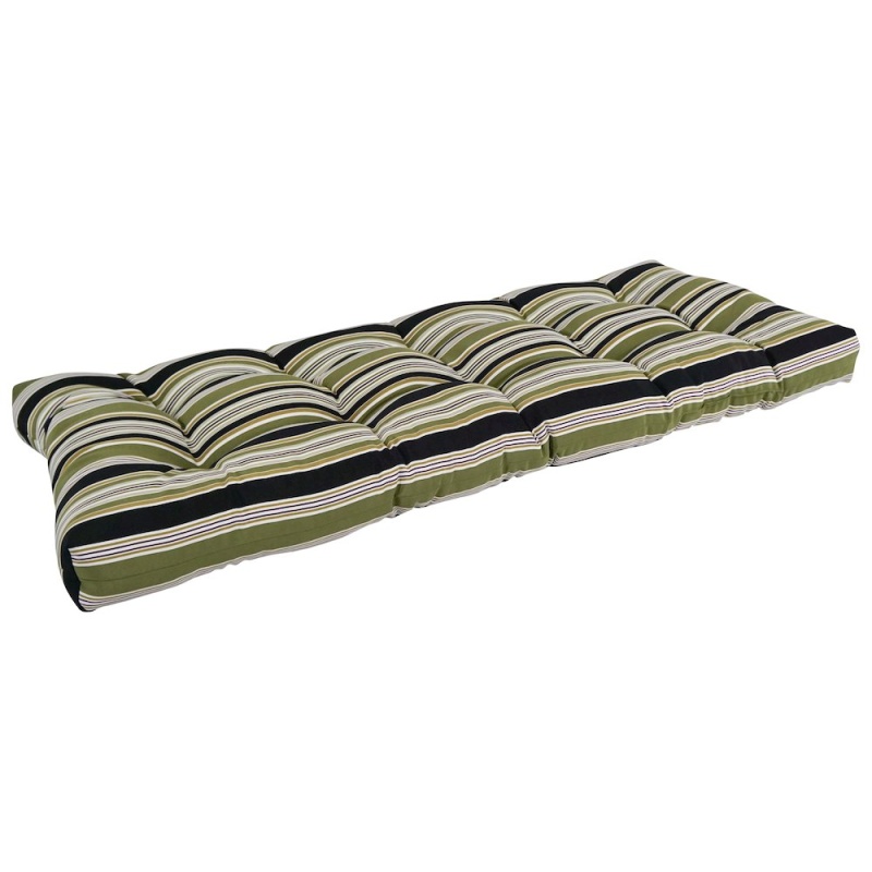 51-Inch By 19-Inch Tufted Patterned Outdoor Loveseat Cushion