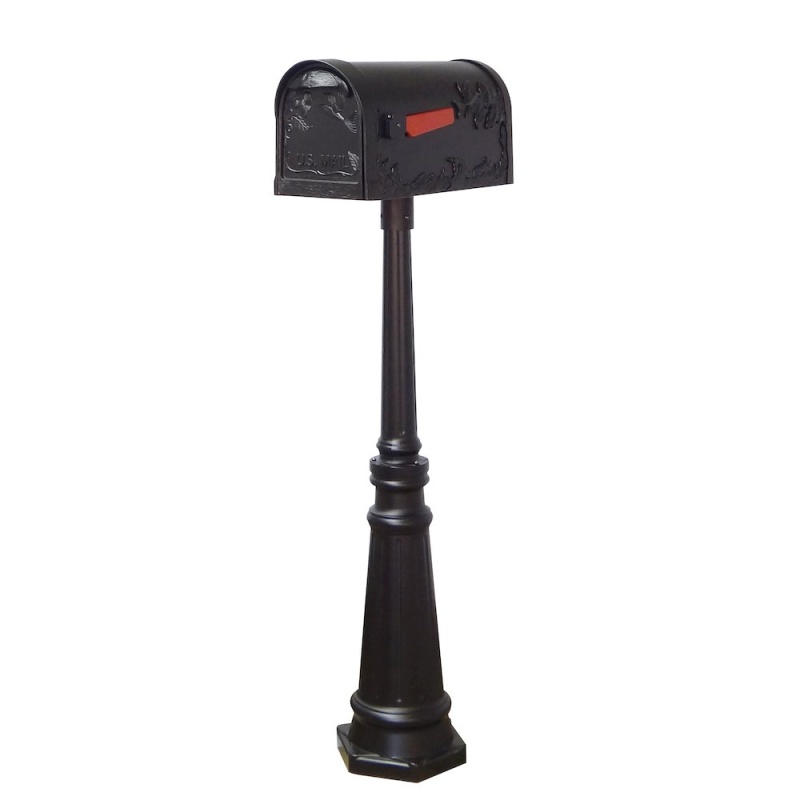 Hummingbird Curbside Mailbox And Tacoma Mailbox Post With Direct Burial Kit