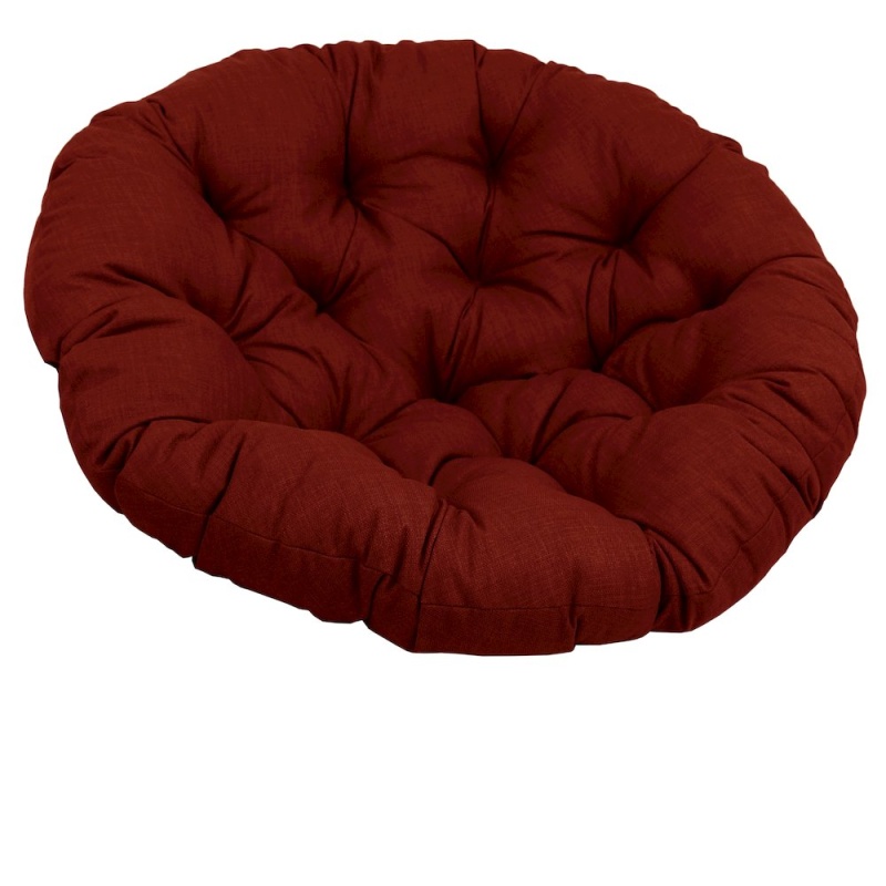 52-Inch Solid Outdoor Spun Polyester Papasan Cushion