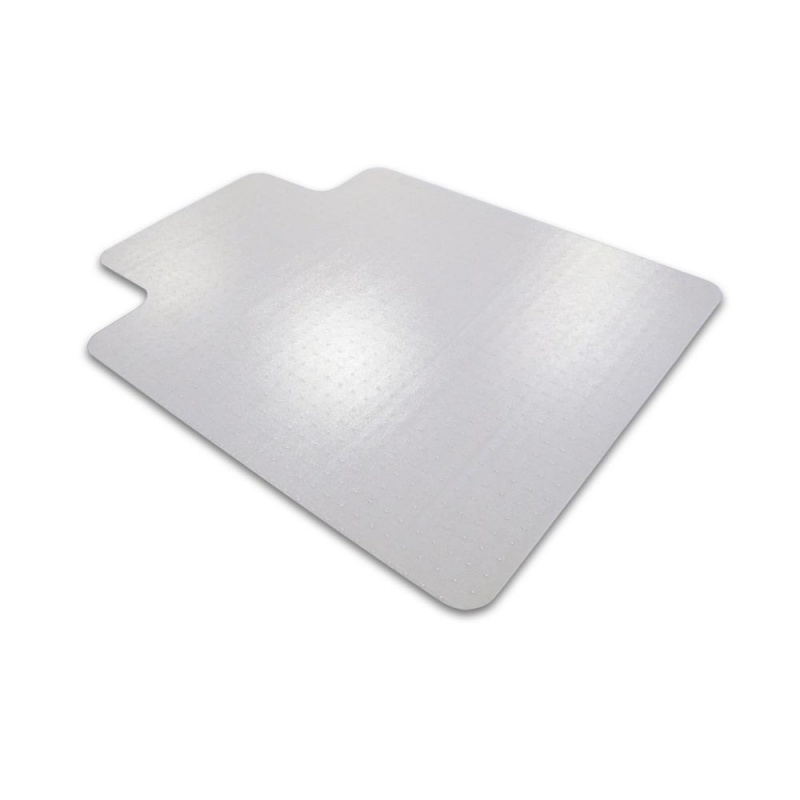 Cleartex Advantagemat, Pvc Clear Chair Mat, For Standard Pile Carpets (3/8" Or Less), Rectangular With Lip, Size 36" X 48"
