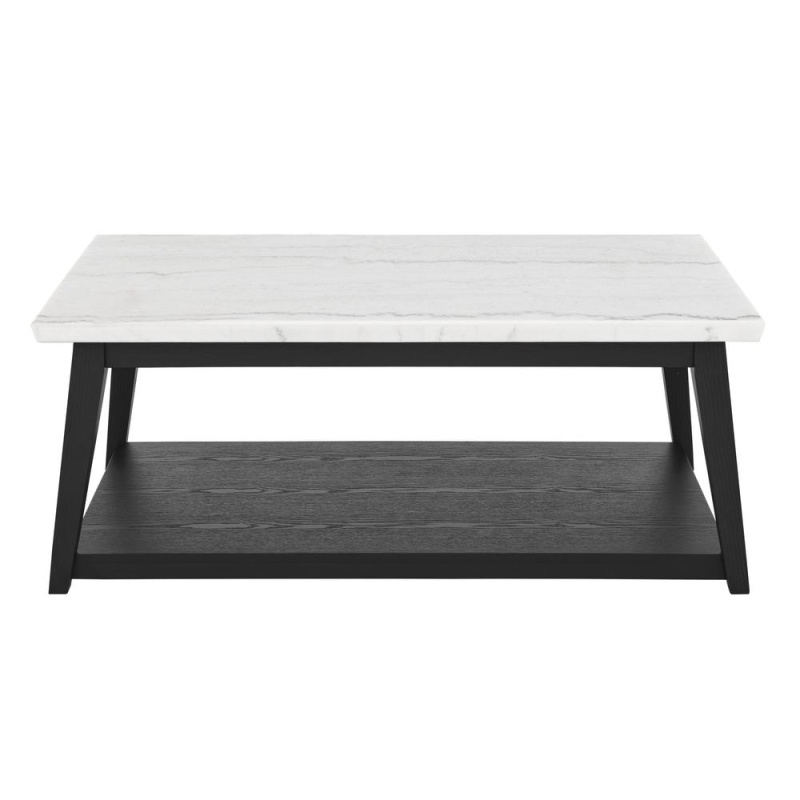 Vida Black White Marble Top Cocktail Table
