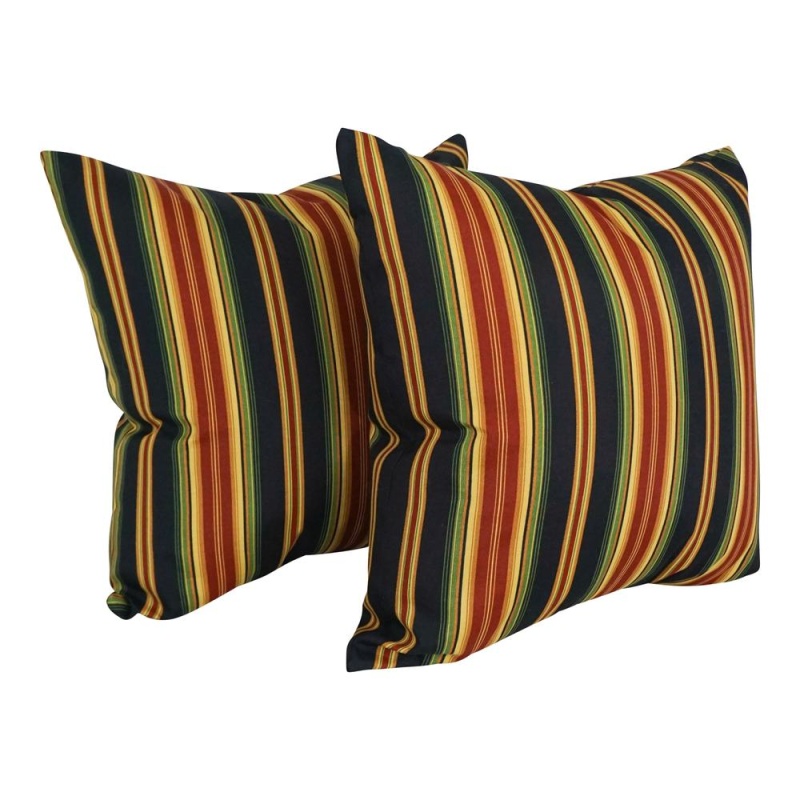 Outdoor Patterned Spun Polyester 25-Inch Jumbo Throw Pillows (Set Of 2) 9913-S2-Reo-31