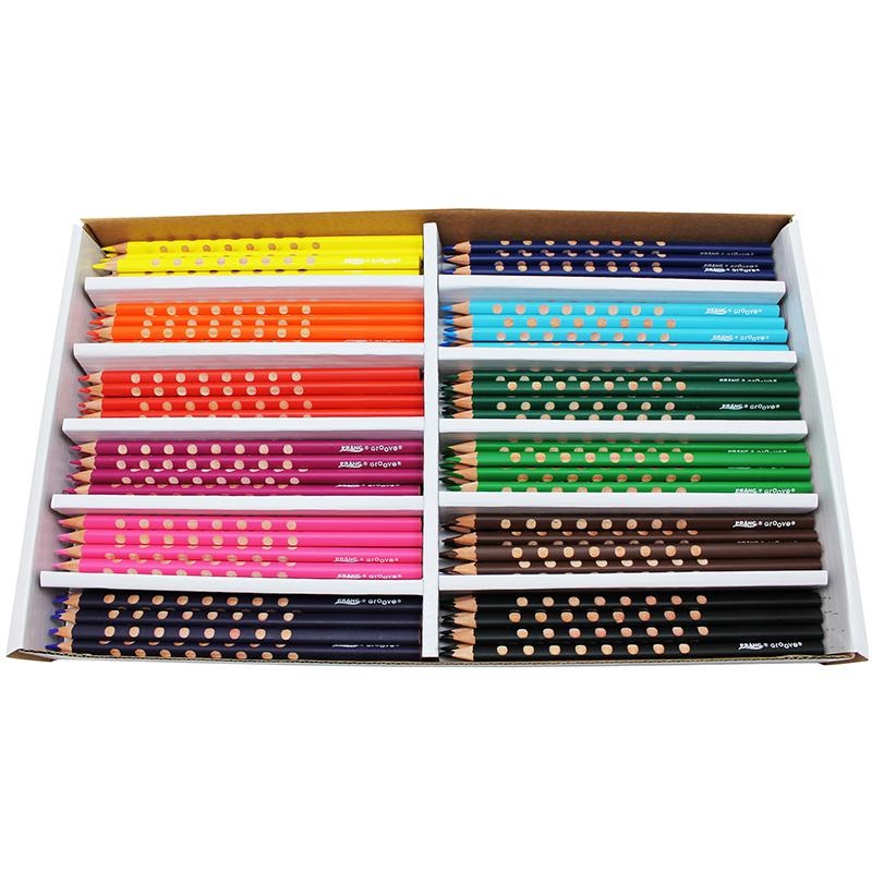 Groove Slim 3.3Mm Colored Pencils, 144 Per Pack
