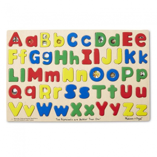 Melissa & Doug Puzzle Upper & Lowercase Alphabet