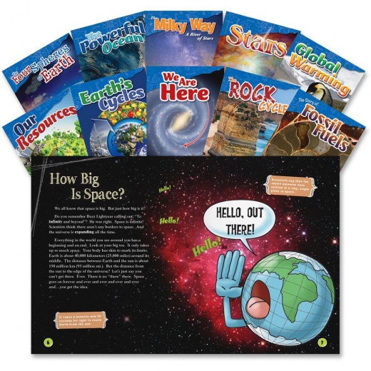 Shell Education 4&5 Grade Earth and Science Books Printed Book - Grade 4-5