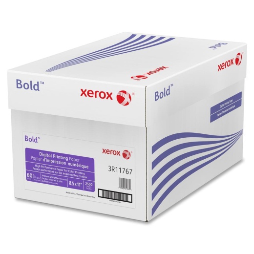 Xerox Bold Digital Printing Paper - 100 Brightness - Letter - 8 1/2 X 11  - 60 Lb Basis Weight - Smooth - 250 / Pack ( - Ream Per Case)Sfi - Uncoated