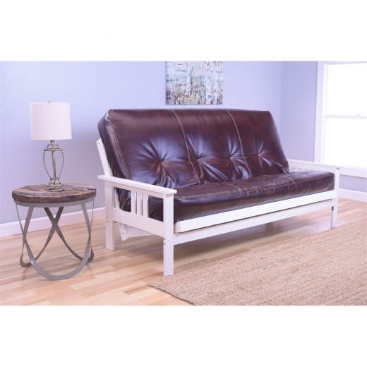 Monterey Frame/Antique White Finish/Oregon Trail Java Mattress
