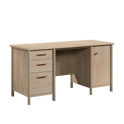 Sauder Whitaker Point 60" Desk Natural Maple