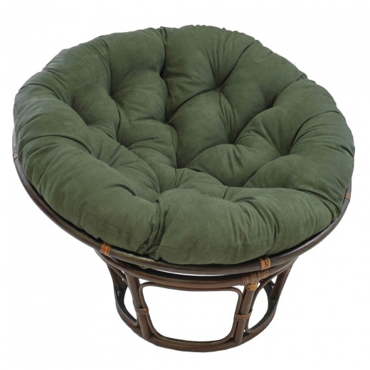 52-Inch Solid Microsuede Papasan Cushion (Fits 50-Inch Papasan Frame)