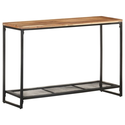 Vidaxl Console Table 43.3"x13.8"x29.5" Solid Acacia Wood 0249