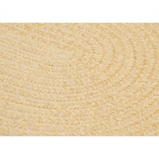 Spring Meadow - Dandelion 10' Round Braided Rug