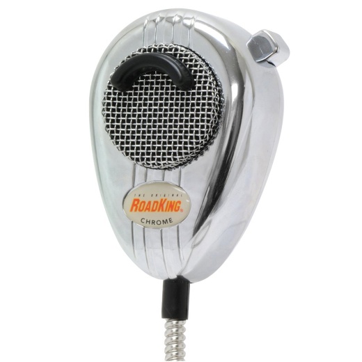 4-Pin Noise-Cancelling CB Mic Chrome from Roadking - Buy Online Now