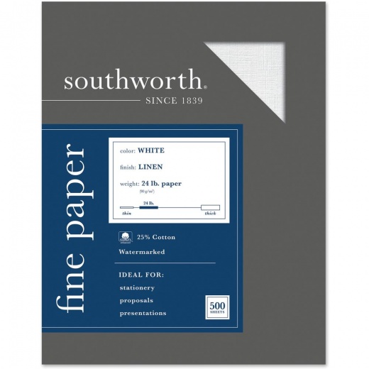 Southworth Parchment Specialty Paper, 24 lb, 8.5 x 11, Copper, 500/Box