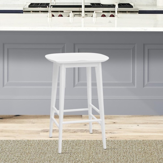 Steve Silver Hilton Counter Stool White