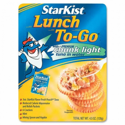 Starkist Lunch To-Go Tuna Kit - Low Calorie - 4.50 Oz - 12 / Carton