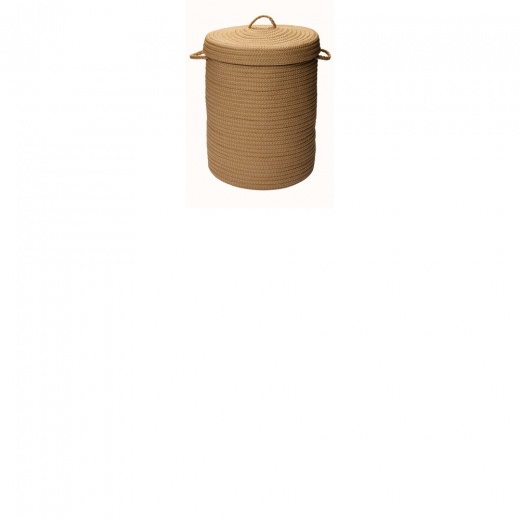 Simply Home Solid Cafe Tostado 18x18x30 Hamper W/ Lid