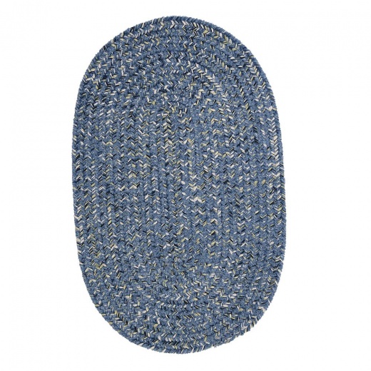 West Bay Blue Tweed 2'X3'
