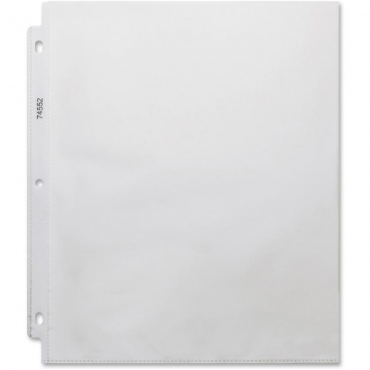 Business Source Heavyweight Sheet Protectors - For Letter 8 1/2" X 11" Sheet - 3 X Holes - Clear - Polypropylene - 200 / Box