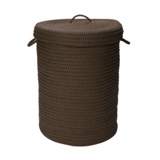 Simply Home Solid Mink 16x16x24 Hamper W/ Lid