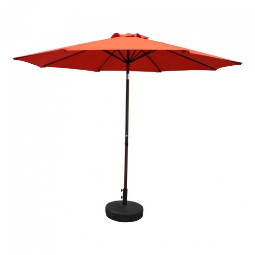 St. Kitts Aluminum 10-Foot Patio Umbrella, Terra Cotta