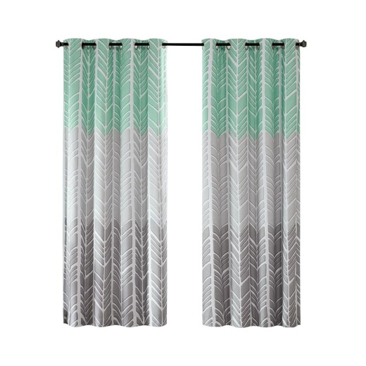 Intelligent Design Printed Total Blackout Curtain Panel