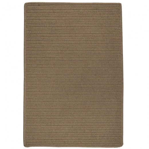 Sunbrella Solid- Mushroom 3'x5' Mat