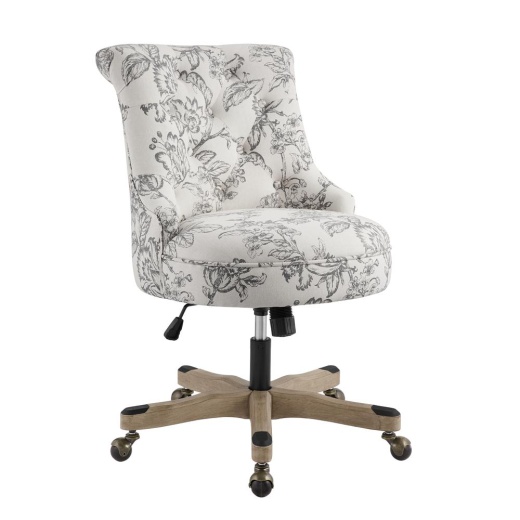 Linon Sinclair Office Chair, Floral