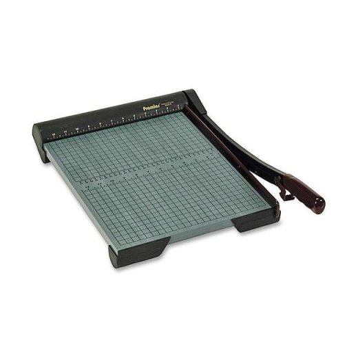 Premier Heavy-Duty Wood Series Paper Trimmers - 15" Cutting Length - Straight Cutting