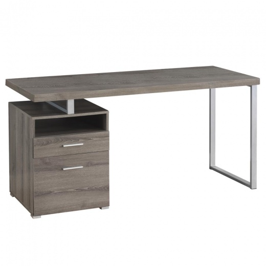 Monarch Computer Desk for Home Office with Laptop Station and Storage Drawers - 60L