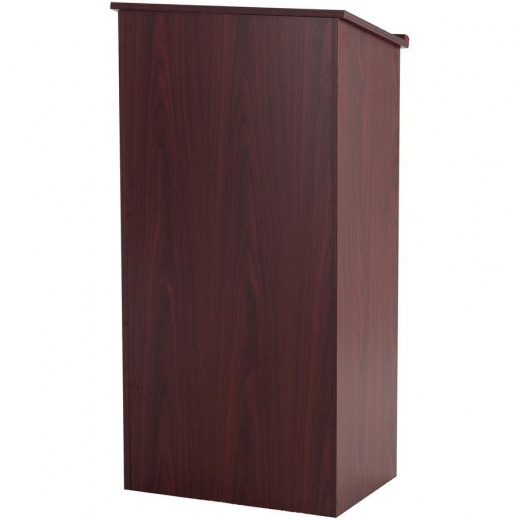 Safco Stand Up Lectern Mahogany