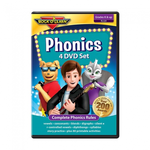 Rock N Learn Phonics 4 DVD Set