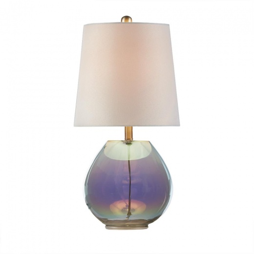 Iridescent Glass Table Lamp