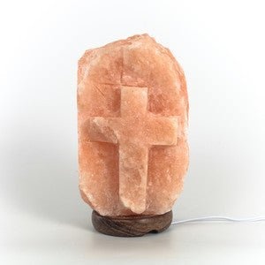 Himalayan Salt Lamp Cross Shaped